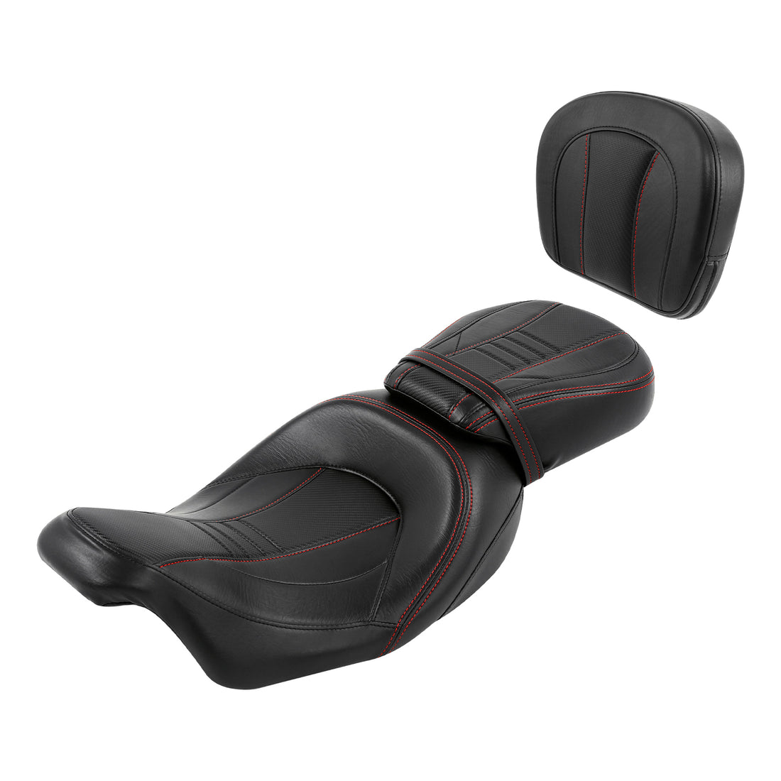 Driver & Passenger Seat w/ Backrest Fit For Harley Touring Models 2009-2023 2022