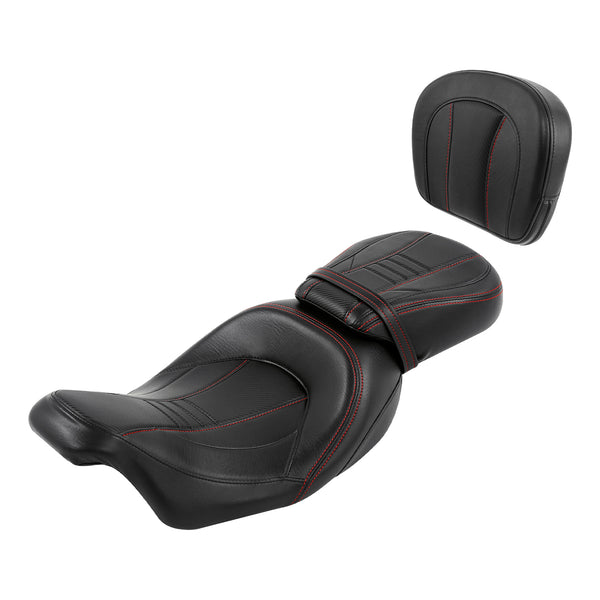 Driver & Passenger Seat w/ Backrest Fit For Harley Touring Models 2009-2023 2022