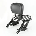 4 Point Docking Backrest Sissy Bar Luggage Rack Fit For Harley Road King 09-2013