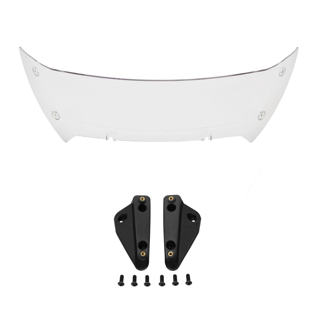 6" Clear Windshield Bracket Mounts Fit For Harley Cvo Road Glide 23-26 Fltrx 24