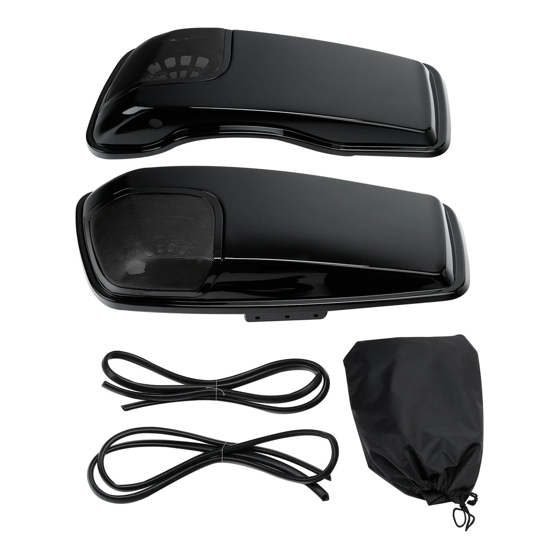 Saddlebag Lids Speaker Cutouts Fit For Harley Touring Road Street Glide 14-24 23
