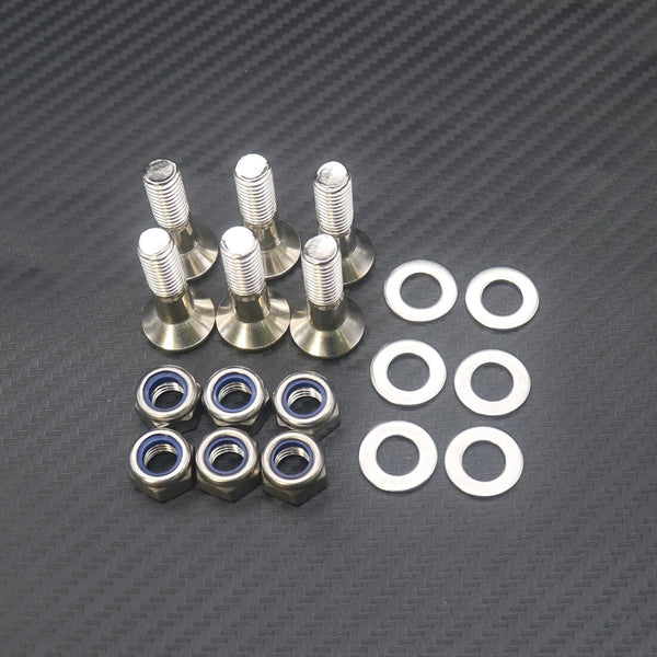 6Pcs Motorcycle M8x30mm Rear Sprocket Bolts For Honda Yamaha Kawasaki Suzuki