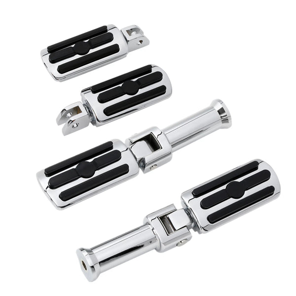 Rider Driver Passenger Foot Peg w/ Bracket Fit For Harley Softail Deluxe 18-25