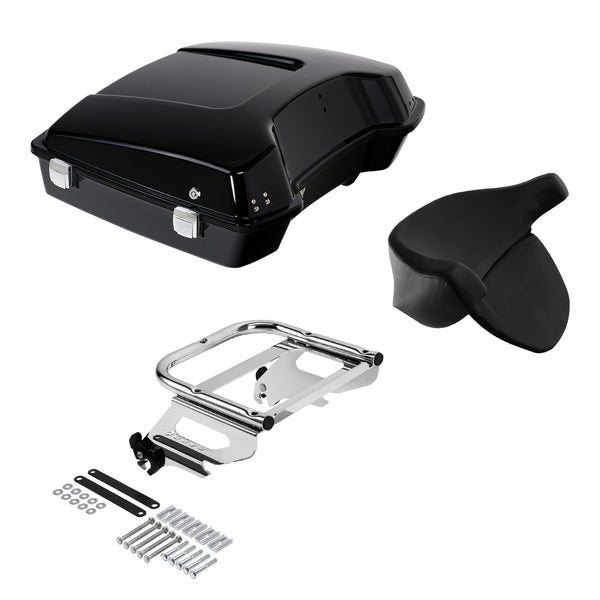 Razor Trunk Backrest Solo Mount Fit For Harley Touring Road King Glide 1997-08