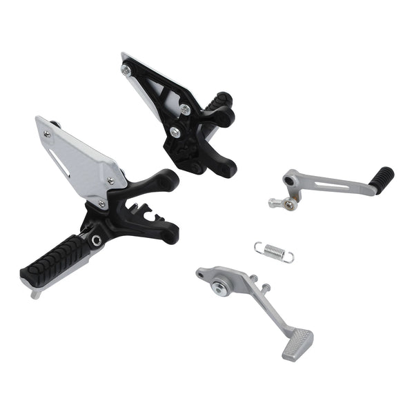 Front Driver Rider Footpegs Pegs Pedals Bracket Fit For Kawasaki Z900 2017-2024
