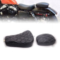 Front Diamond Driver Solo Seat &Rear Passenger Pad For Harley Sportster 1200 883