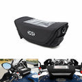 Black Handlebar Waterproof Travel Bag Navigation Bag For BMW R1200GS R1250GS Adv