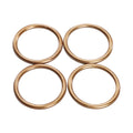 4pcs Motorcycle Engine Exhuast Pipe Gasket for Honda CBR954RR CBR 954 RR 02-03