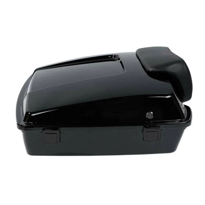 Razor Trunk Backrest Black Latch Fit For Harley Electra Glide Touring 1997-2013