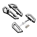 Driver & Passenger Floorboards Footboards Fit For Harley Touring Glide 1993-2024