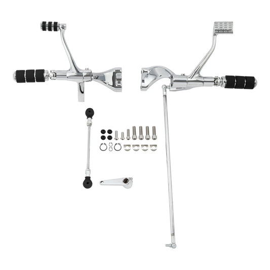 Forward Controls Kit Pegs Levers Linkages Fit For Harley Sportster XL 2004-2013
