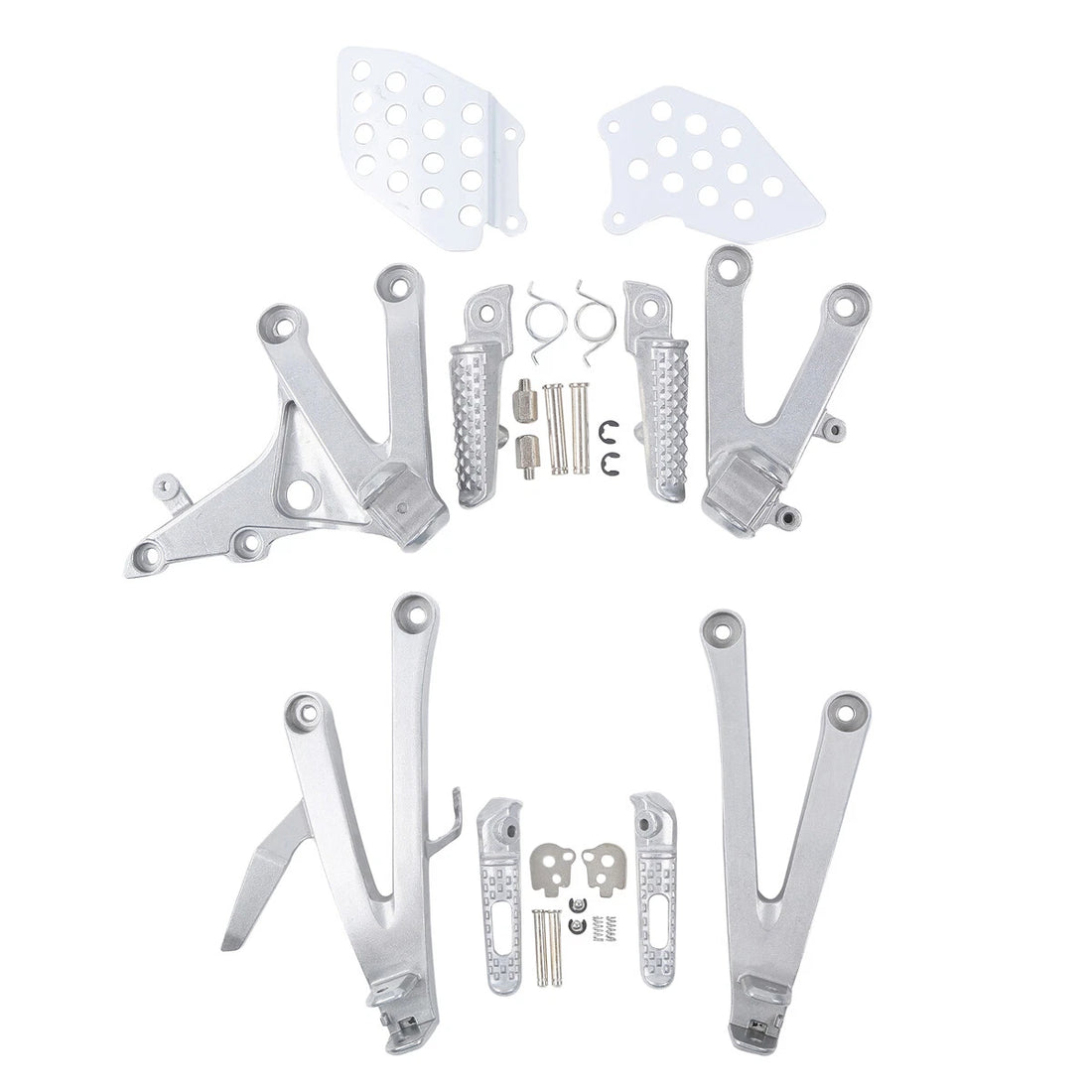 Driver & Passenger Footrests Footpegs Bracket Fit For Honda CBR600RR 2007-2025
