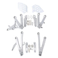 Driver & Passenger Footrests Footpegs Bracket Fit For Honda CBR600RR 2007-2025