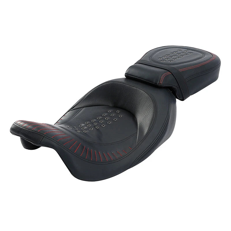 Low-Profile Driver & Passenger Seat Fit For Harley Touring Road King 2009-2023
