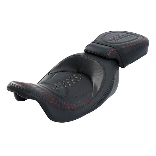 Low-Profile Driver & Passenger Seat Fit For Harley Touring Road King 2009-2023