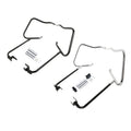 Chrome/Black Saddlebags Saddle Bag Guards Crash Bar For Harley Touring 2014-2024