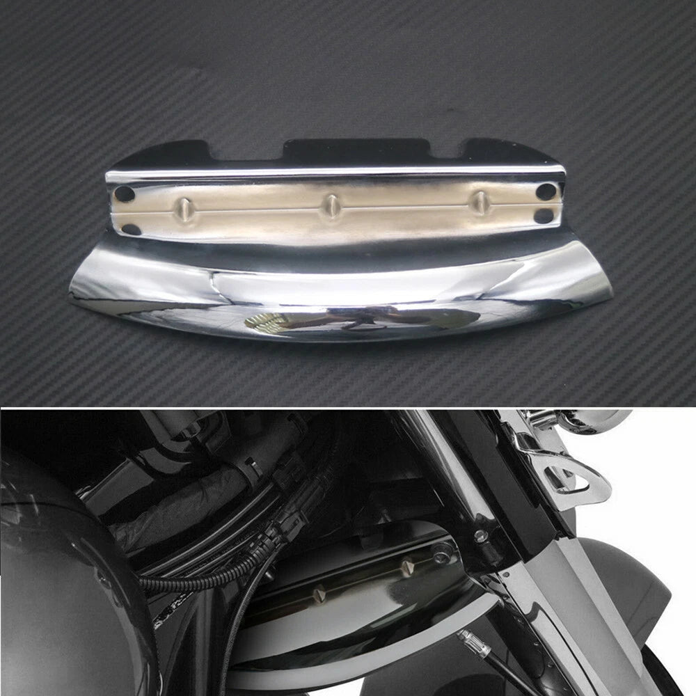 Lower Triple Tree Wind Deflector For Harley Touring Road Street Glide 2014-2018