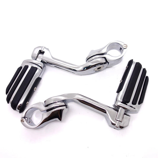 New Long Highway Foot Pegs For Harley Electra Road King Street Glide 1-1/4" Bars