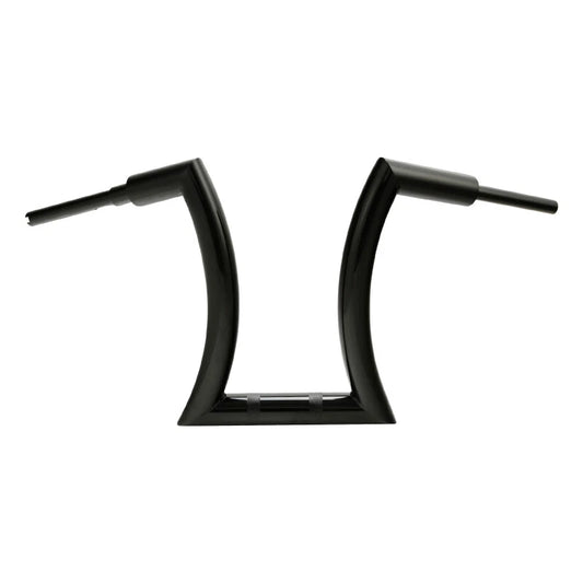 Black 16" Rise 2'' Hanger HandleBar Fit For Harley Sportster Iron 883