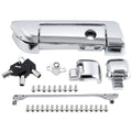 Chrome Trunk Latches Key Hinges Fit For Harley Touring Road King 2014-2024