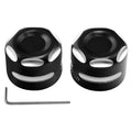Front Axle Nut Covers Caps Fit For Harley Sportster 09-22 Softail 09-17
