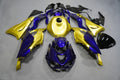 For 2024 2025 Kawasaki Ninja ZX6R ZX636 Glossy Blue Fairing Kit +Gold Tank +Bolt