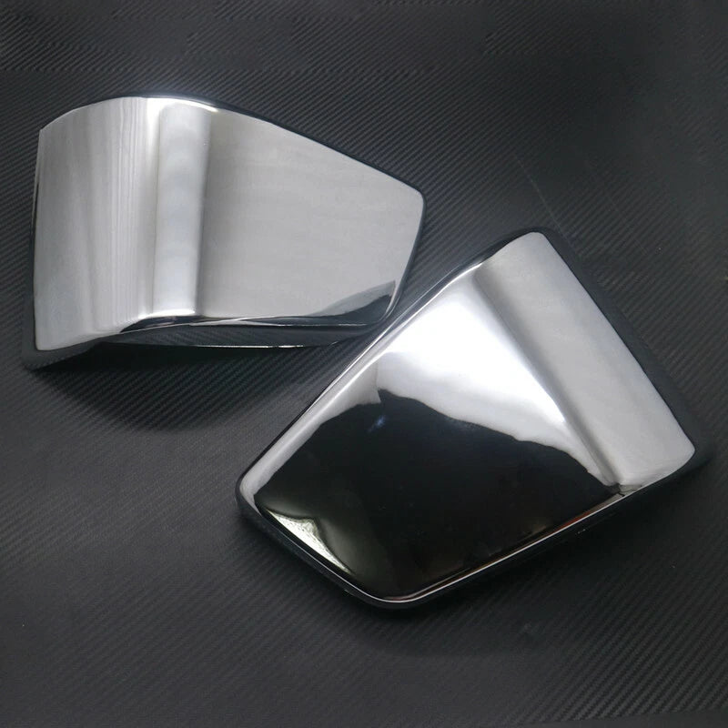 Pair Chrome Battery Side Fairing Cover For Honda Shadow ACE750 VT400 1997-2003