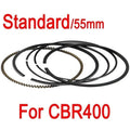 Standard Bore size 55mm Motorcycle Piston Rings Set For Honda CB400 CBR400
