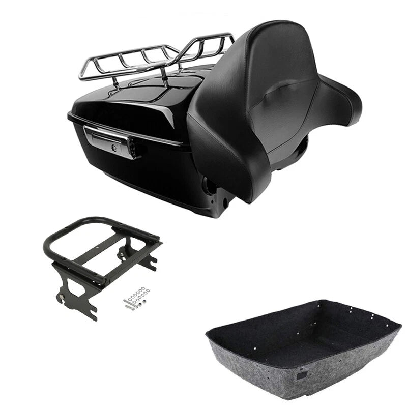 King Trunk Luggage Mount Rack Fits For Harley Touring Road King 1997-2008
