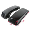 Hard Saddlebags Lids Cover Fit For Harley Touring Electra Street Glide 1994-2013