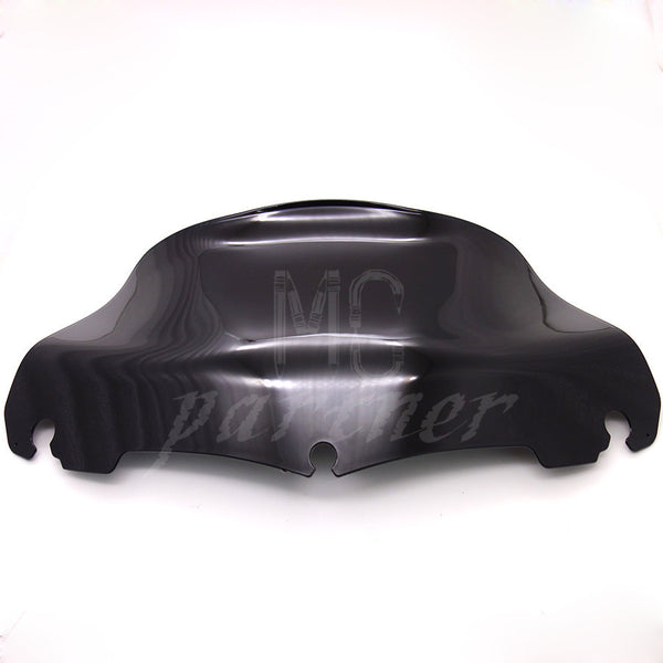 9" Black Wave Windshield Windscreen For Harley Electra Street Glide 2014-2016