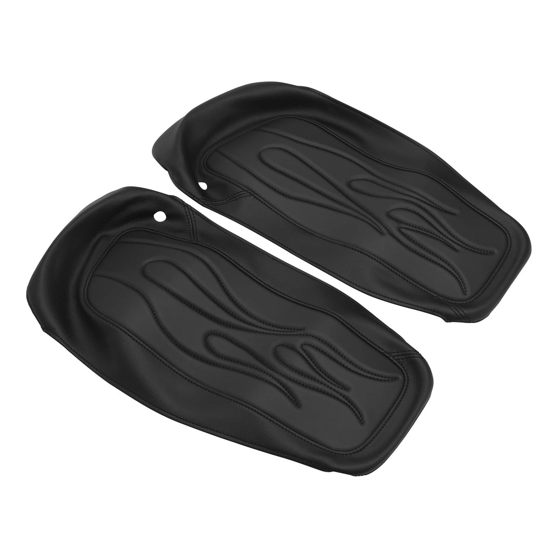 Black Saddlebags Lids Covers Fit For Harley Touring Electra Road Glide 2014-2023