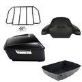 King Trunk Backrest Luggage Rack Fit For Harley Touring Street Glide 2014-2026