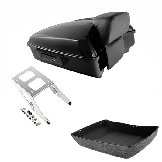 Chopped Trunk Pad Mount Rack Fit For Harley Sport Glide 18-2021 US