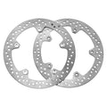 2 x Front Brake Rotor Disc Fit For BMW R1200GS R1250GS 2013-2020 19 18 17 Silver