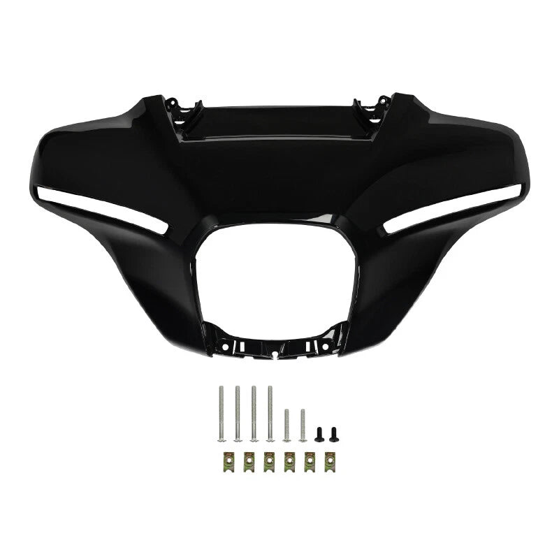 Vivid Black Front Outer Fairing Fit For Harley Cvo Street Glide Flhxse 2023-2026