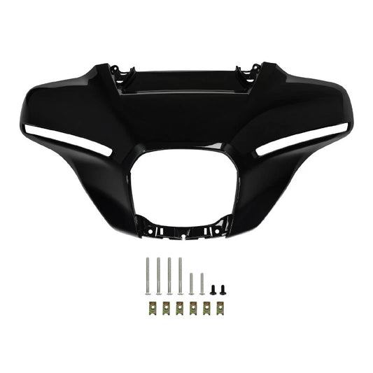 Vivid Black Front Outer Fairing Fit For Harley Cvo Street Glide Flhxse 2023-2026