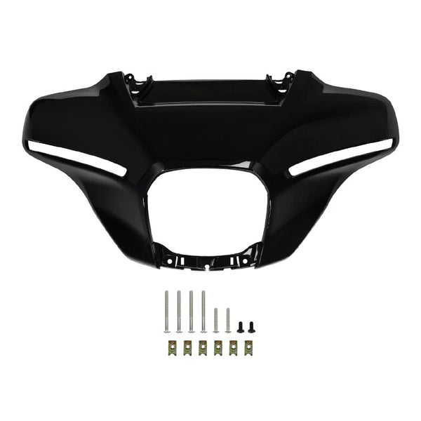 Vivid Black Front Outer Fairing Fit For Harley Cvo Street Glide Flhxse 2023-2026