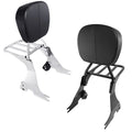 Backrest Sissy Bar & Luggage Rack Fit For Harley Sportster 1200 Custom 2004-2023