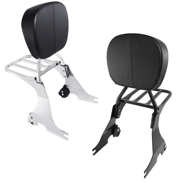 Backrest Sissy Bar & Luggage Rack Fit For Harley Sportster 1200 Custom 2004-2023