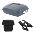 Chopped Trunk Backrest Mount Fit For Harley Street Glide 2014-2026 Gunship Gray