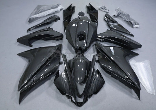 Black Carbon Fiber Fairing Kit+Bolts For Yamaha Yzf R125 2008-2013, 2014-2018