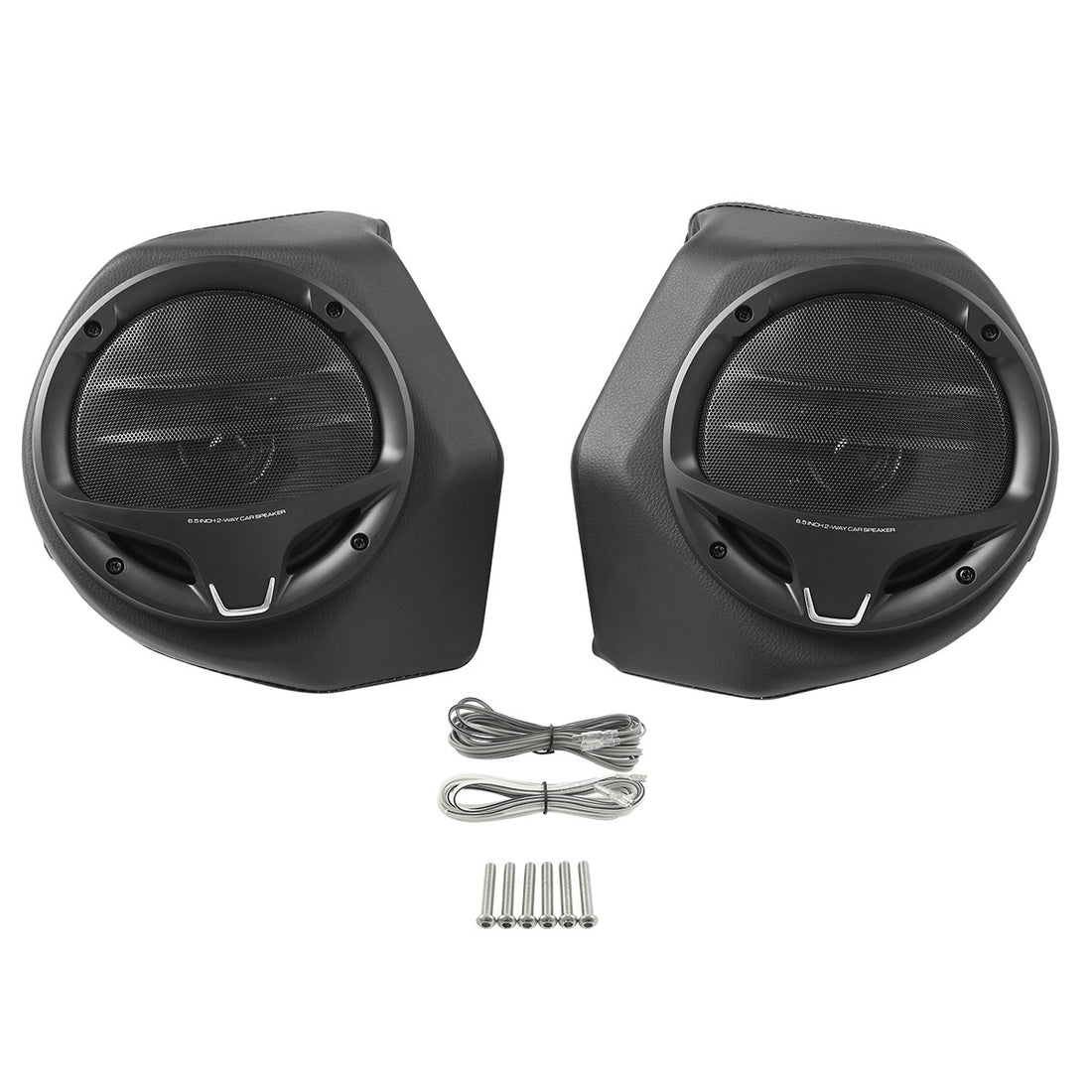 Black 6.5" King Rear Speakers Fit For Harley Touring 2014-2024 23