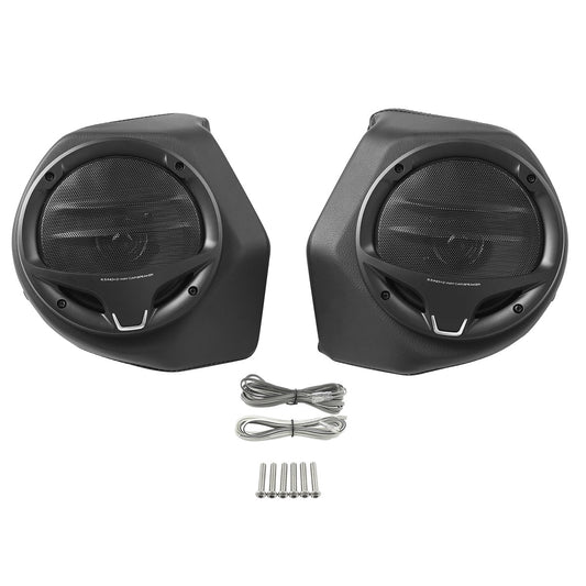 Black 6.5" King Rear Speakers Fit For Harley Touring 2014-2024 23