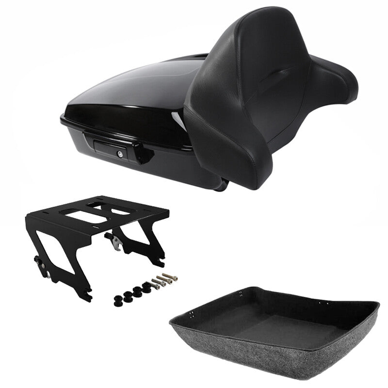 Chopped Trunk Backrest Mount Fit For Harley Low Rider Fxlr 2018-25