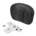 Passenger Sissy Bar Backrest Pad Fit For Harley Touring Road King Softail Fatboy