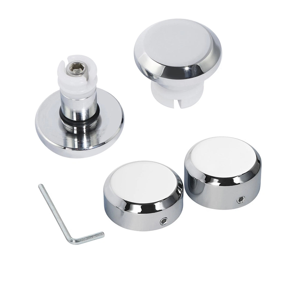 Chrome Front+Rear Axle Cap Nut Covers Fit For Harley Sportster S RH1250S 21-26