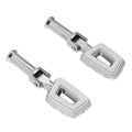 Chrome Passenger Footpegs W/ Brackets Fit For Harley Softail Fat Boy 2018-2025