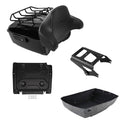 King Trunk Backrest Mount Rack Plate Fit For Harley Touring 2009-2013 Black