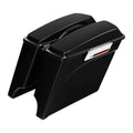 5" Stretched Extended Hard Saddle Bags Trunk For Harley Touring Road King 93-13